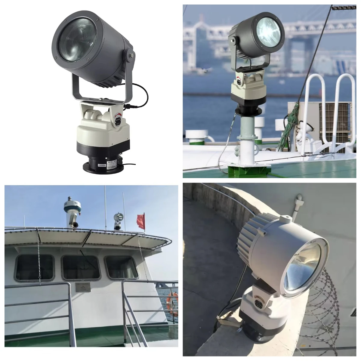 *High-Light LED Beam Searchlight for Boat Navigation Remote Control Marine Boat Lights