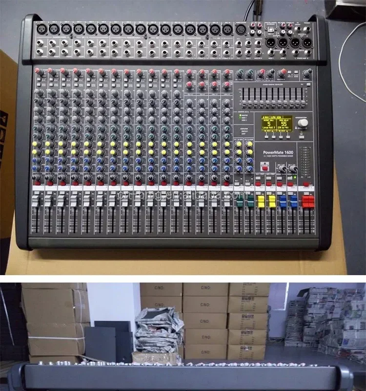 

Superior Quality Powermate PM 1600-3 Powermate PM 1600 Sound Audio Mixer Interface