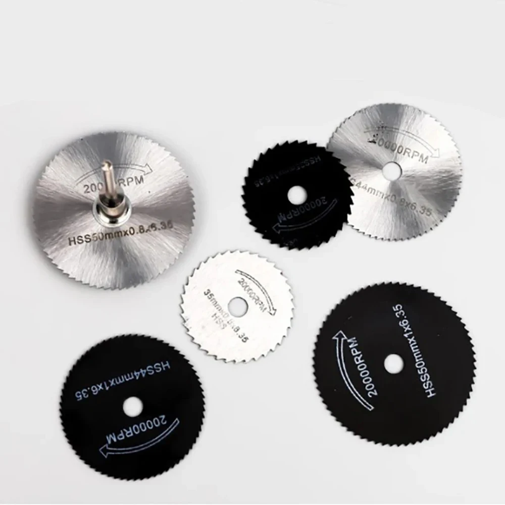 Mini HSS Circular Saw Blade High Speed Steel Woodworking Metal Cutting Discs for Woodworking Rotary Tool Electric Slice