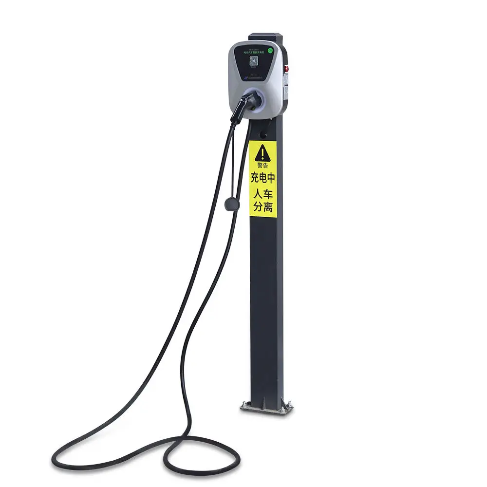 

Hot Sale 16A 7KW Smart Fast Ev Charger Type 2 GB/T Electric Car Charging Pile with Charger Plug