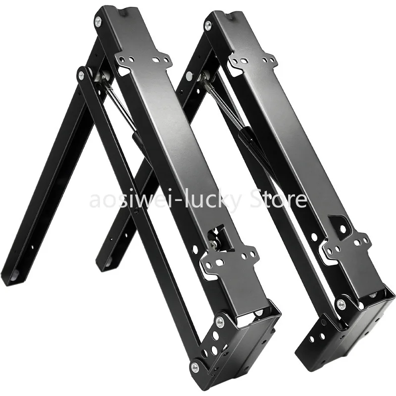 

2 Pcs Wall Mounted Folding Shoe Bench Chair Brackets Home Entrances Part Hydraulic Hinge Folding Shoe Changing Stool Accessories