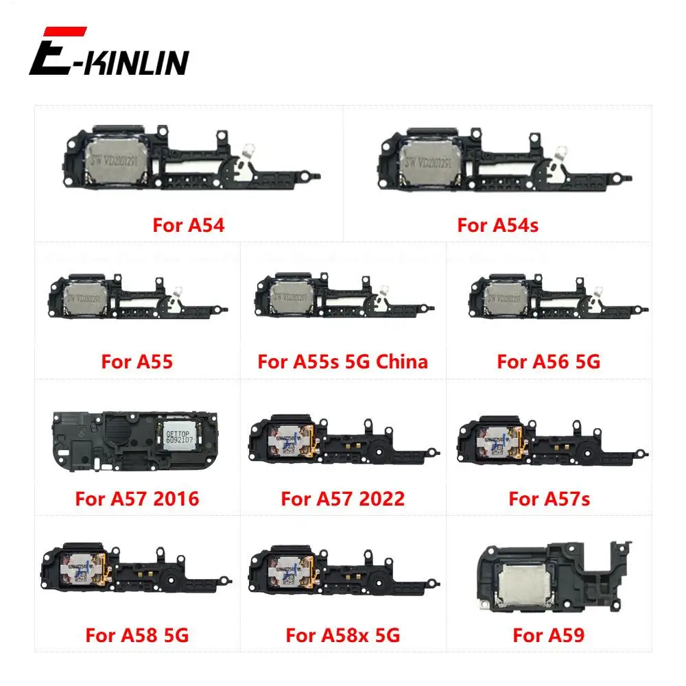 Loud Speaker Sound Buzzer For OPPO A54 A54s A55 A55s A56 A57 A57s A58 A58x A59 4G 5G 2022 Loudspeaker Flex Cable Ringer Parts