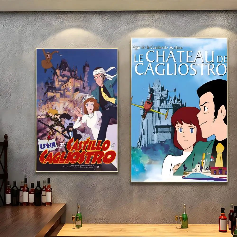 anime movie T-The Castle of Cagliostro Poster Modern Indoor Wall Decor & Aesthetic Home Space Design
