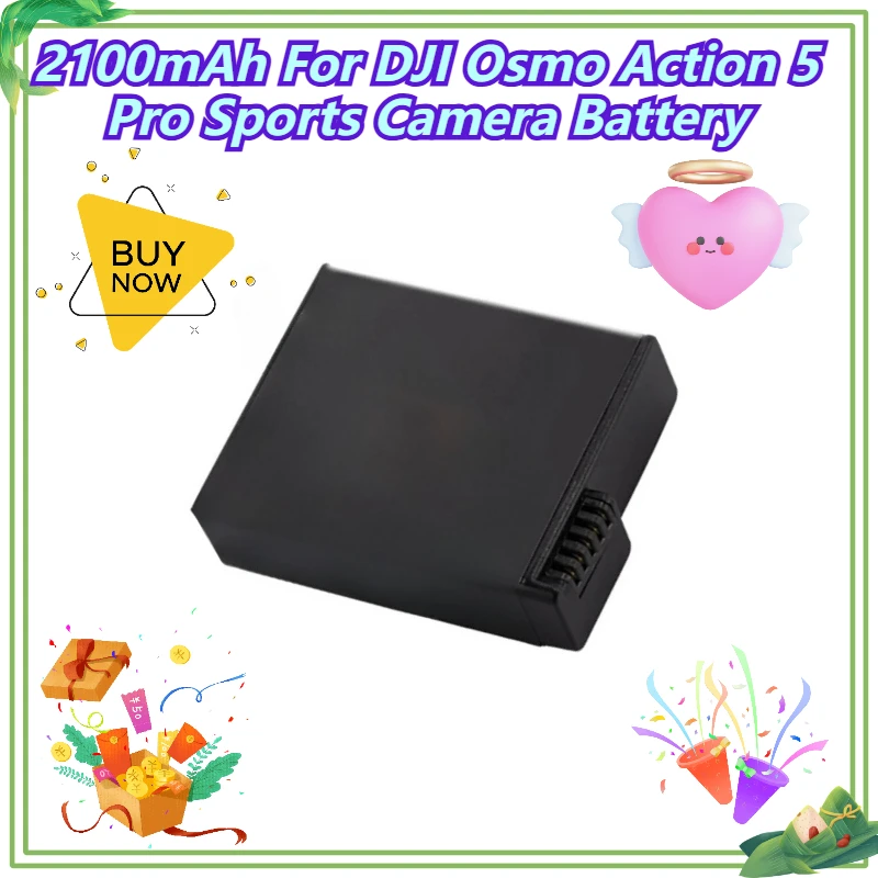 

2100mAh For DJI Osmo Action 5 Pro Sports Camera Battery