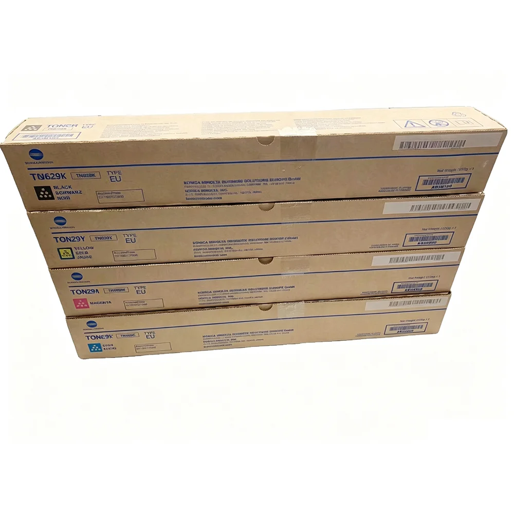 1set 4X TN629 Original CMYK Toner Cartridge for Konica Minolta AccurioPress C7100 C7090 EU Version 1500g