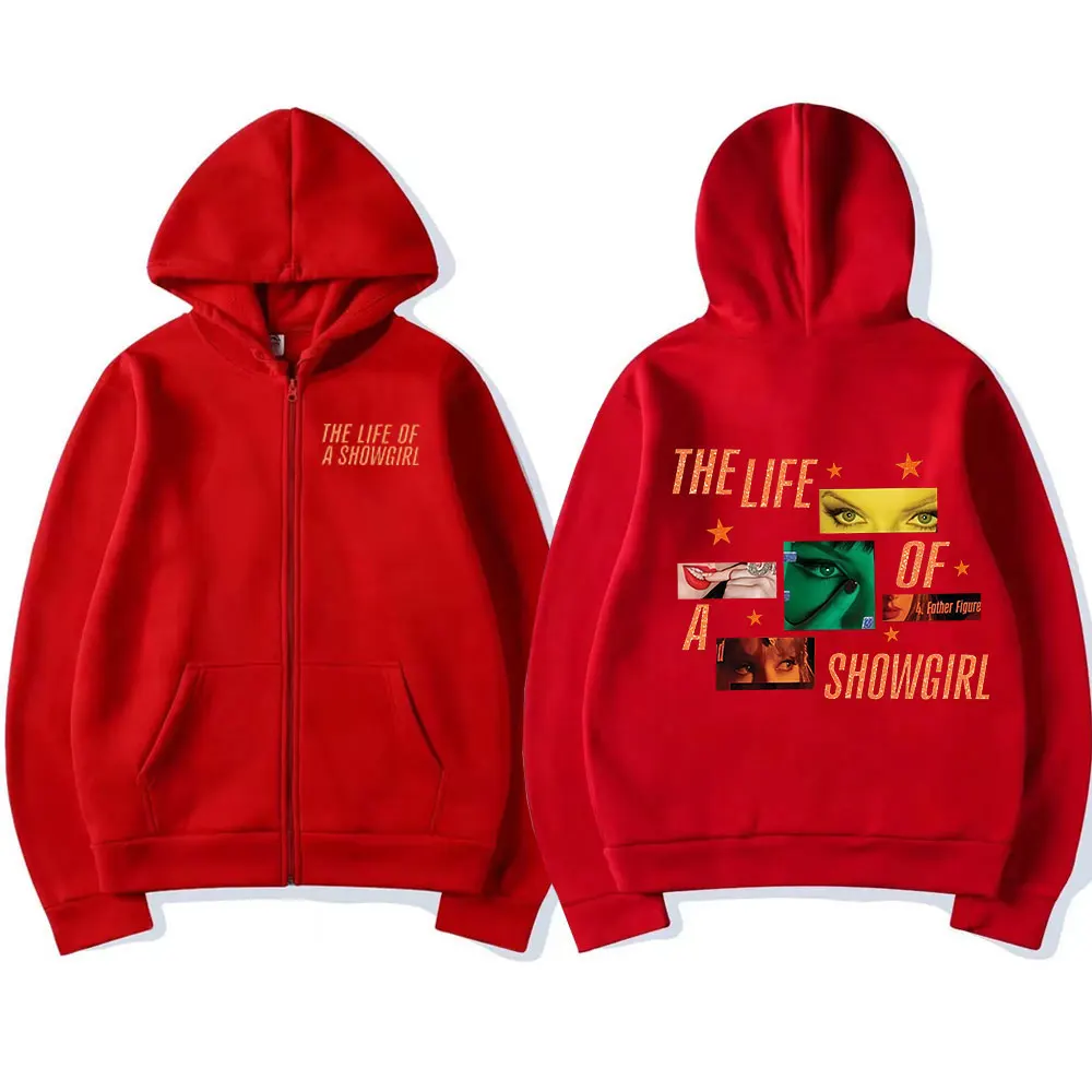 حياة فتاة الإستعراض ألبوم سستة هوديس الرجال النساء الملابس Harajuku زمم قمصان سويت شيرت بقلنسوة كم طويل الصوف معطف سترة