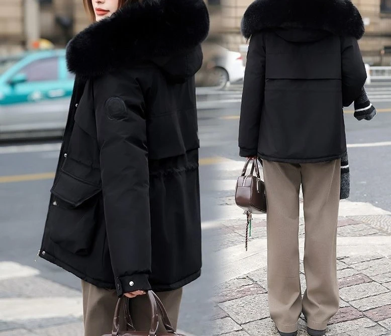 2025 Winter Long-Sleeved Slimming Crop Top with Ruffled Collar and Fleece Interior