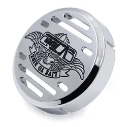 V-Twin Horn Cover for Kawasaki Vulcan 800 Yamaha V-Star 650 1100 Classic Silverado Chrome/Black Aftermarket Motorcycle Accessory