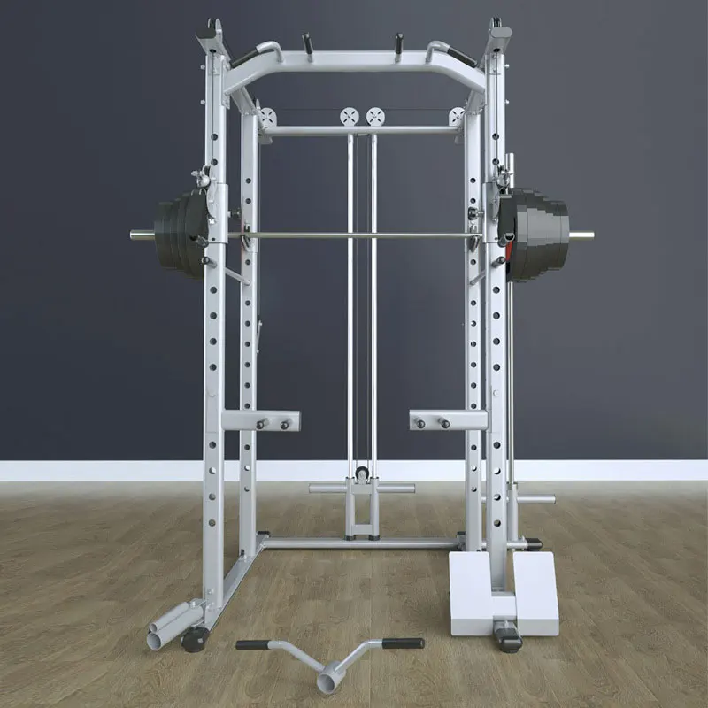Multifunctional Smith Machine Cage Home Gym Chest/Back/Leg Training Equipment