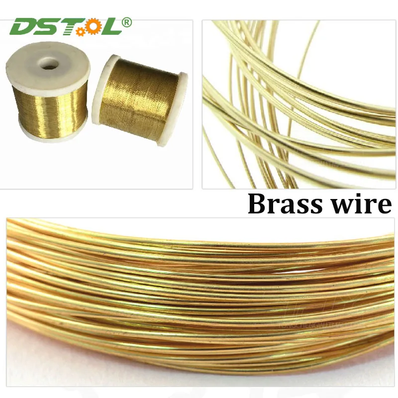 Brass Wire H62 Brass Wire Brass Bar 1mm-5mm Round Wire DIY Copper Wire 0.3 0.4 0.5 0.6 0.7 0.8 1 1.2 1.5 1.8 2 2.5 3 4 5mm