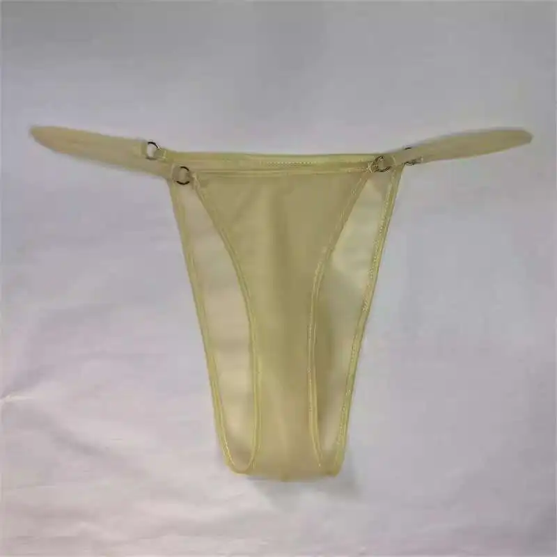 Latex Leather G String Underpants Men Lingerie Panties Waist76.6-100cm Crotch Length22cm Plus Size Underwear Sexy Briefs