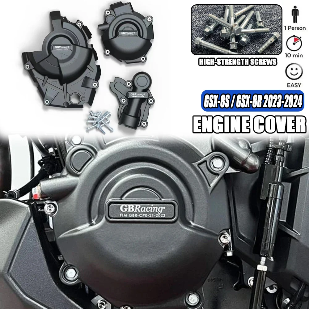 

For GSX-8S / GSX-8R / V-STROM 800DE 2023-2024 Motorcycle Engine Cover Protection