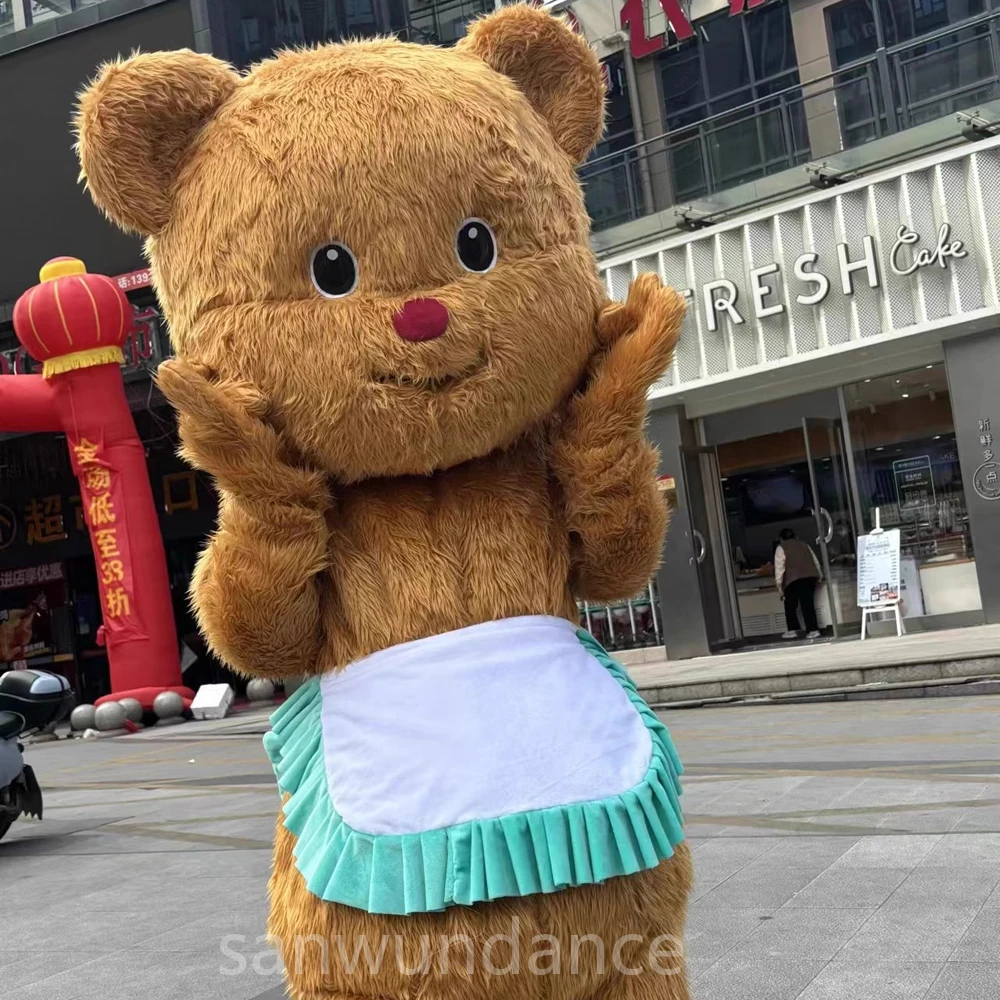 زبدة الدب مخبز ملابس الشخصيات الكرتونية لطيف الرقص الدب الإعلان تعزيز كرنفال هالوين الفراش تأثيري الملابس #2