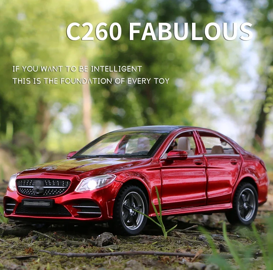 

1:32 Metal Car C260 L Diecasts & Toy Vehicles Car Boys Toys Gifts For Children Alloy Car Collection Model Simulation