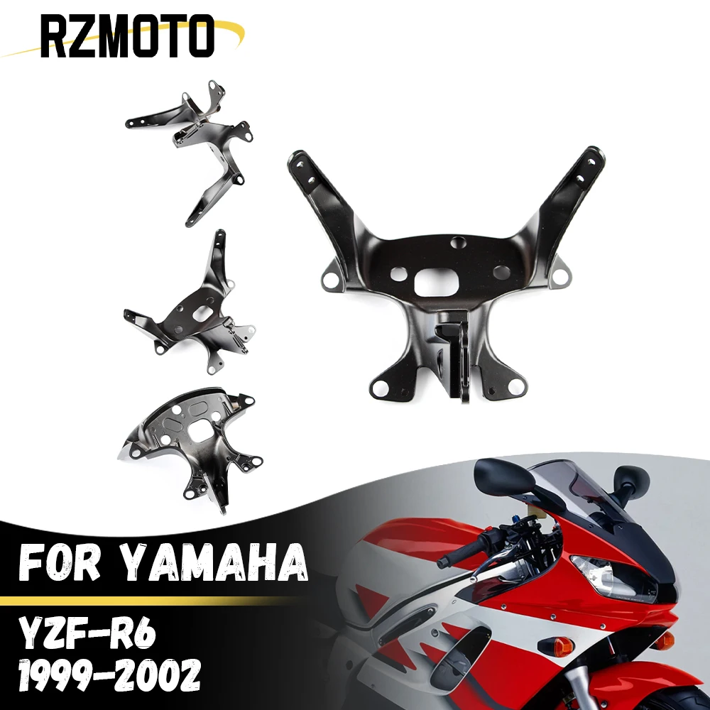 

Motorcycle Headlight Bracket Headlights Upper Front Fairing Stay For Yamaha YZF-R6 YZF R6 YZFR6 1999-2002