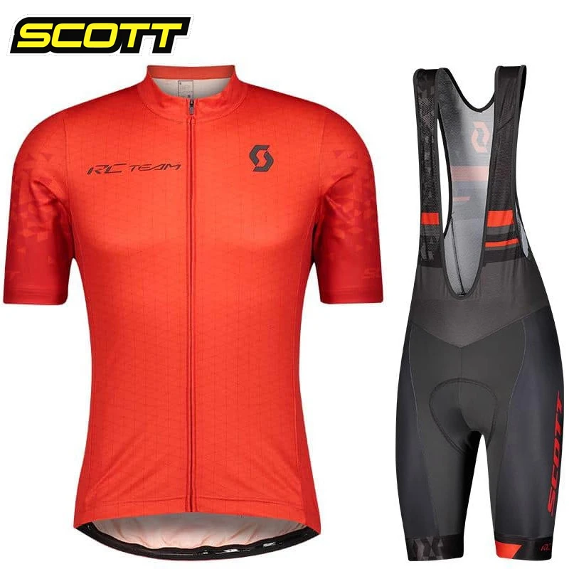 

Road Bike Uniform Cycling Mtb SCOTT For Bicycle Pants Man Men's Summer Clothes 2024 Jersey Pro Team Male Clothing Cyclist Bib