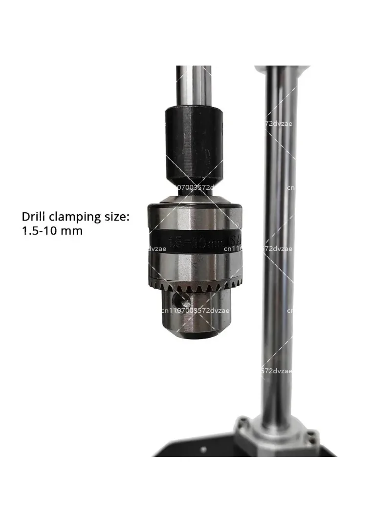 

Manual Tapping Machine Small Vertical Desktop Tapper Adjustable T-Handle Tap Holder Wrench B12 1.5-10MM Chuck