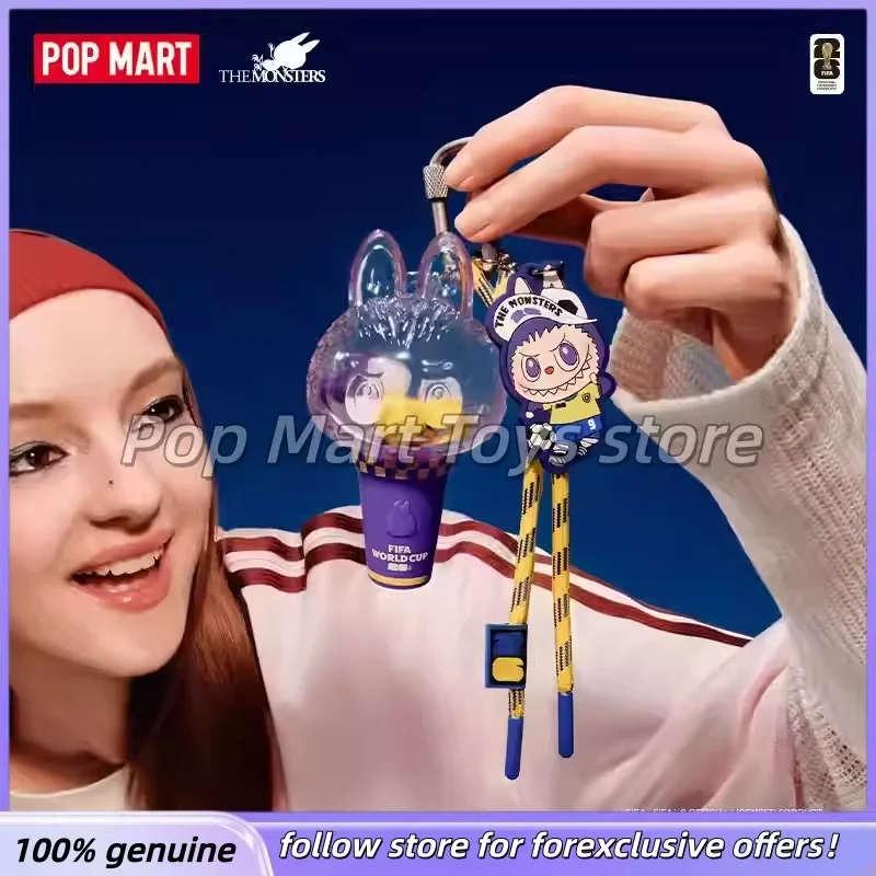 

Authentic The Monsters × Fifa Series Mini Pendant Lamp Blind Box Cute Football Labubu Bag Pendants Ornaments Trendy Toy As Gifts