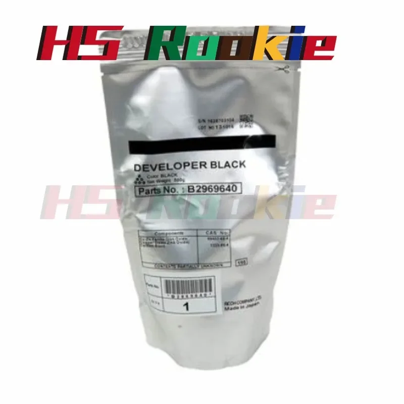1PC 480g Pó Revelador Preto Compatível com Ricoh Aficio MP3500 4500 4000 5000 Peça de Reposição para Copiadoras MP3500 MP4500 MP4000 MP5000