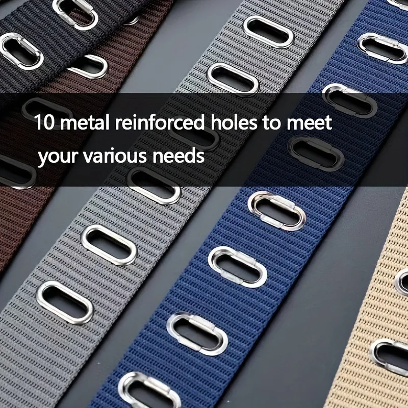 

Мужской холщовый ремень в стиле ретро, повседневный декоративный ремень с пряжкой, регулируемый ремень из тесьмы для рабочих брюк, повседневных брюк, молодежных брюк