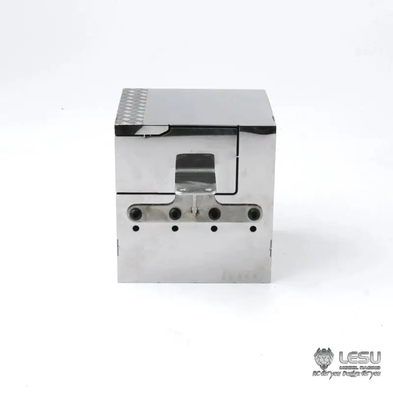 Lesu1/14 caminhão brinquedo caixa de ferramentas acessórios simulação tamiya trator metal atualização partsG-6167