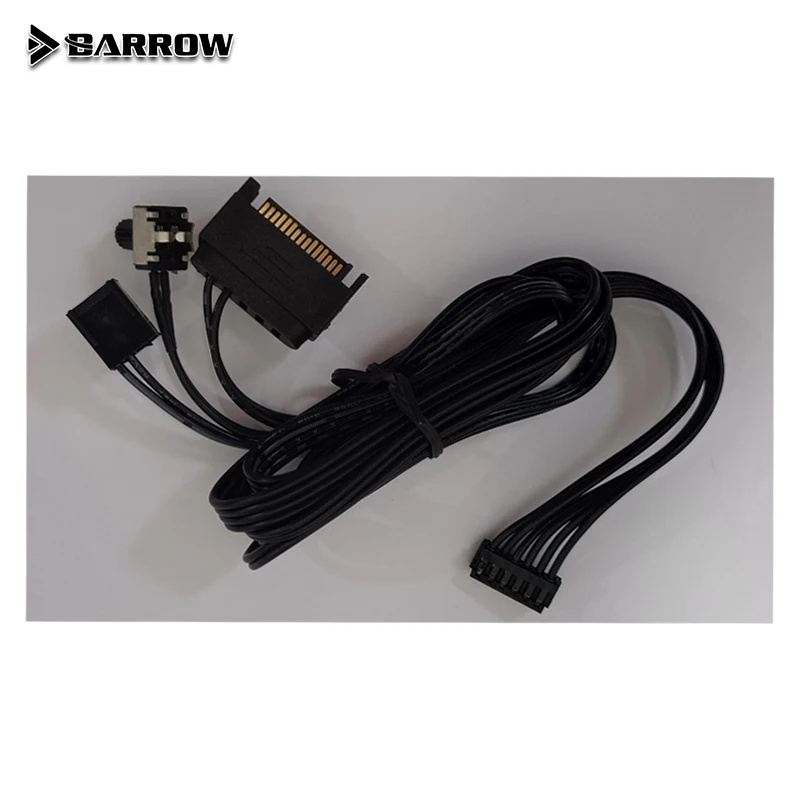 

Специальный соединительный провод водяного насоса Barrow, интерфейс SATA FC/PWM, источник питания освещения 5 В/ручная ручка управления скоростью, шнур питания