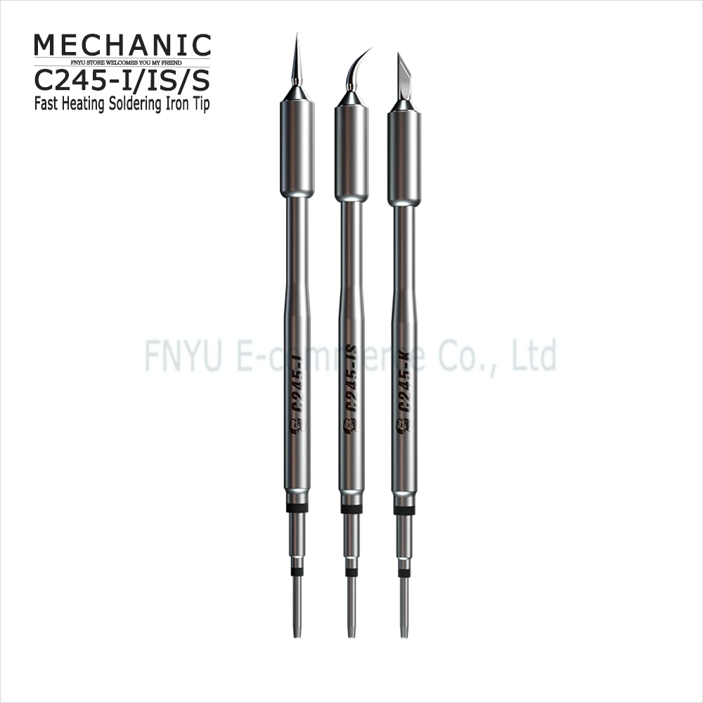 MECHANIC C245 I IS K Tips Fast Heating Soldering Iron Tip Efficient Heat Compatible for T245 Soldering Station Heating Core