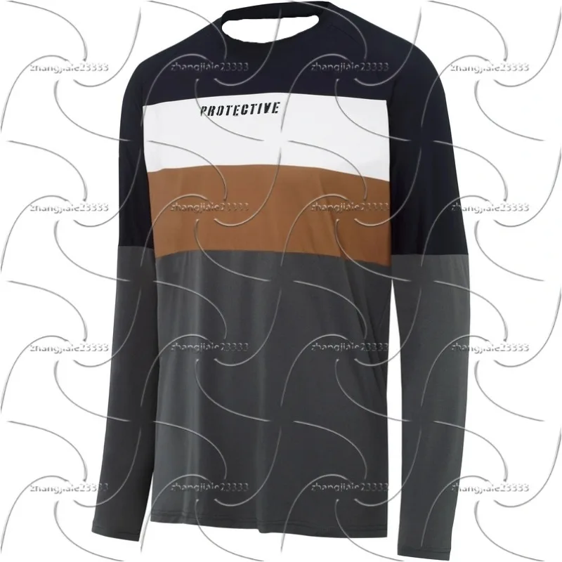 

2025 New Men's 3D Printed Off-road Motorcycle Shirt, Quick Drying Breathable Outdoor T-shirt Riding Suit