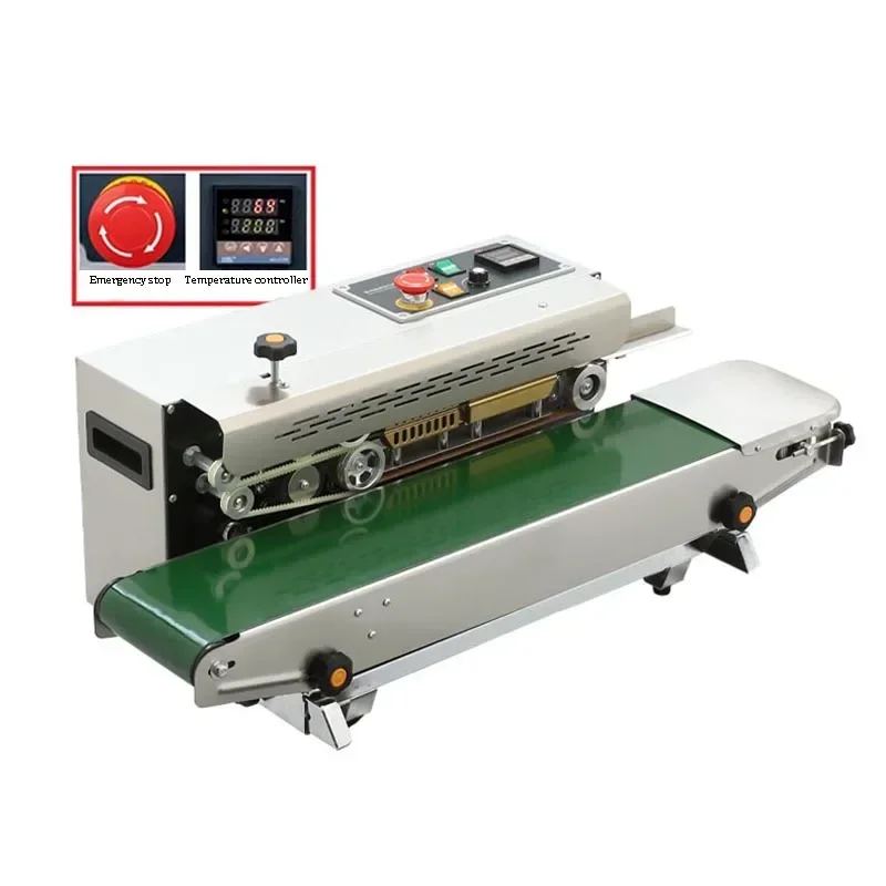 

Electric Bag Sealer Continuous Bag Sealing Machine Aluminum Foil Plastic Film Packaging Bag Sealing Machine
