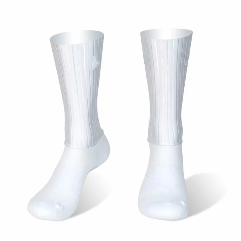 Calcetines antideslizantes de silicona sin costuras para hombre y mujer, medias transpirables para Ciclismo de carretera, novedad de verano