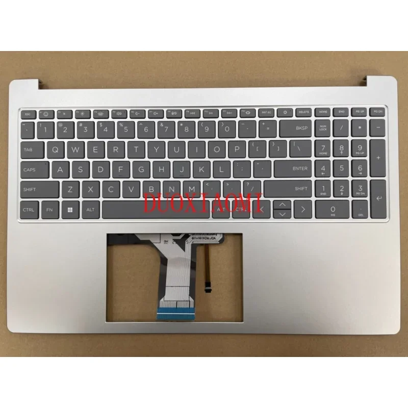 

New For HP 15-FC 15-FD 15.6" Laptop Palmrest Upper Case w/US Keyboard N36752-001