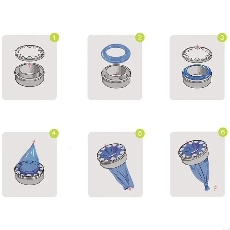 D5QA حقيبة التخلص من الحفاضات ذات لفة واحدة بطول 4.5 متر مع سهولة التركيب والاستبدال للعائلات التي لديها أطفال حديثي الولادة