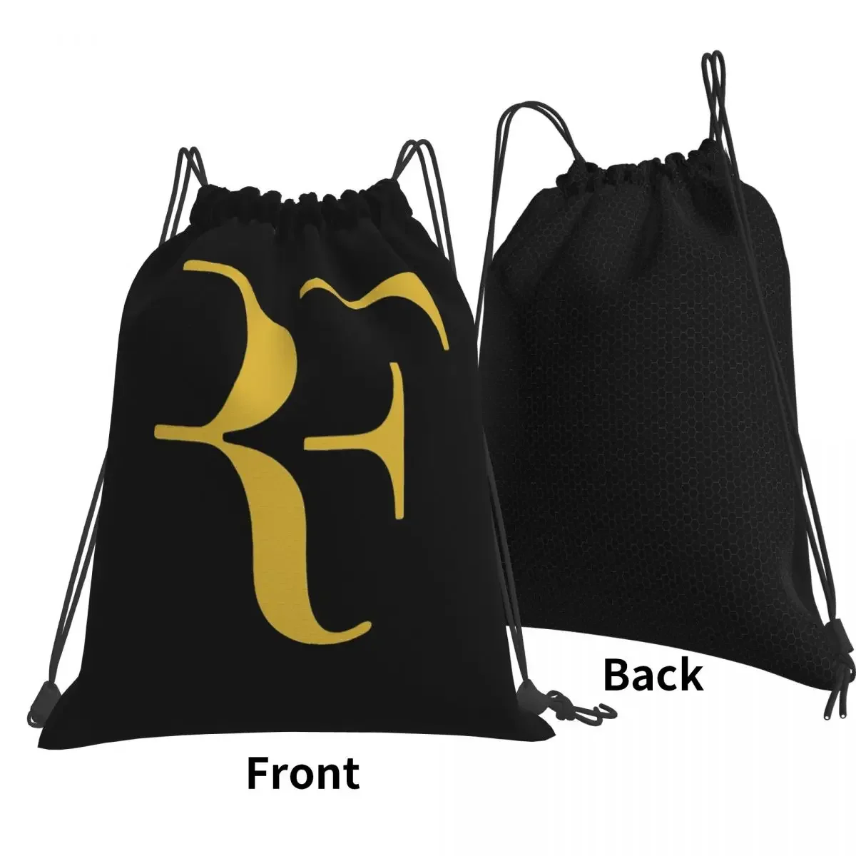 Roger Federer Backpacks Portable Drawstring Bags Shoes Bag Book Bags for Man Woman School