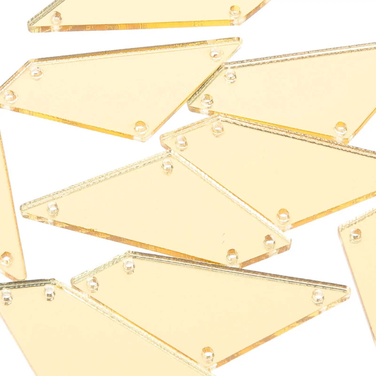 

50pcs Acrylic Rhinestone Applique For Clothing Sew On Mirror Pieces Diy Crafts Shiny Acrylic Pieces Handicraft Sewing Supplies