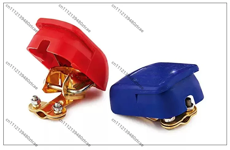Pair Battery Terminal Clips Connector Lugs For Car Motorcycle Storage Battery Wiring Modification