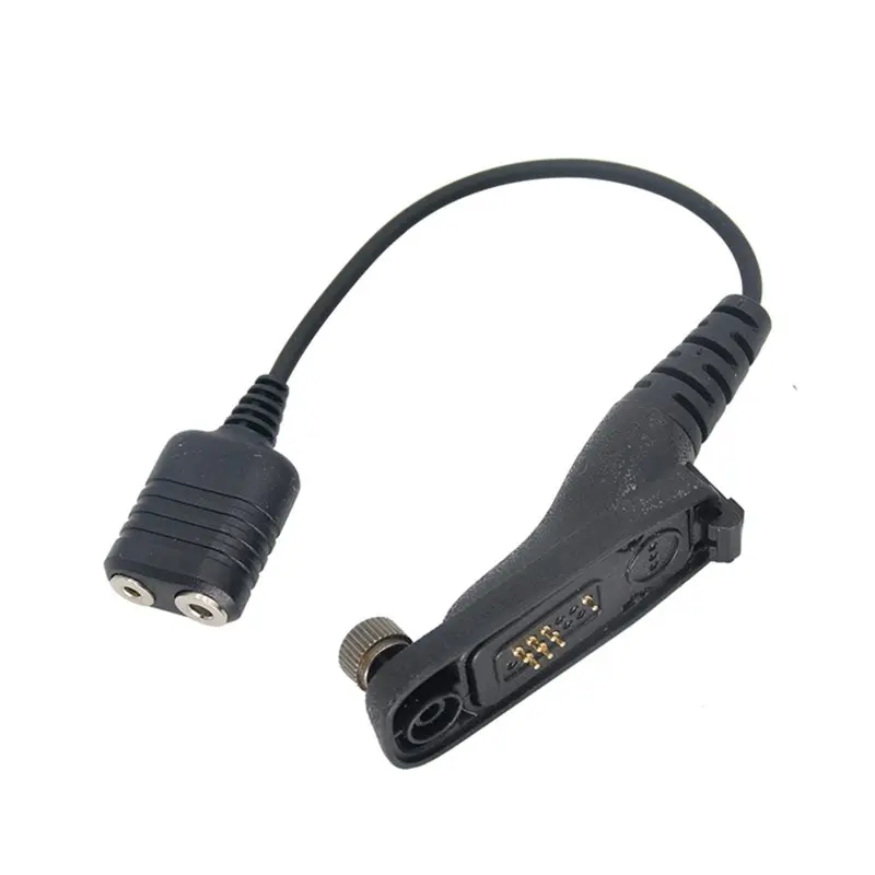 【推奨】モトローラウォーキー用-xir-p8268-p8668-p8620-ヘッドフォン変換アダプター-k-タイプ-2-ピンイヤホンオーディオアダプター-ca