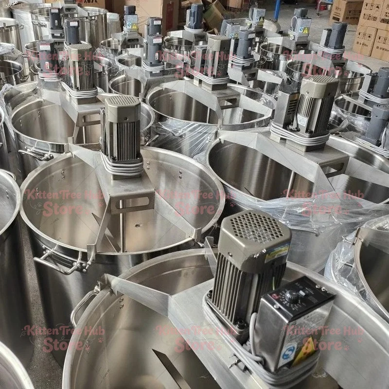 360-Degree Uniform Stirring Commercial Electric Stainless Steel Bucket Automatic Stir-Fry Mixer Sauce Pot Sauce Cooking Machine