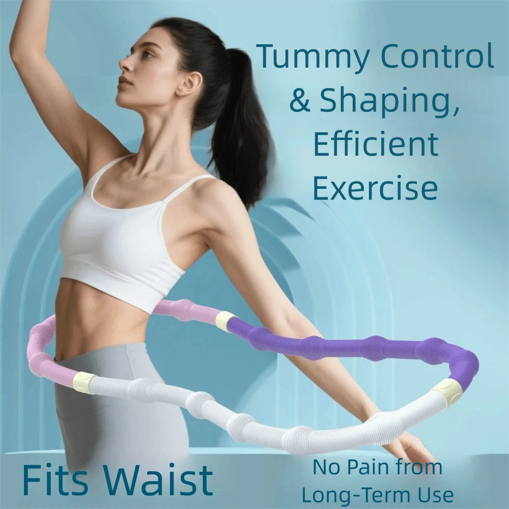 Foldable Spring Tube Yoga Circle Non-Waist Injuring Tummy Tightening Equipment Yoga Spring Circle Fitness Waist Trainer Bounce