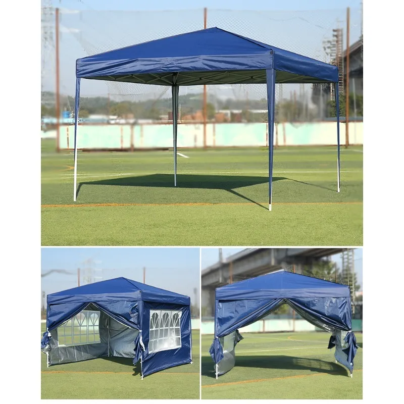 Four-corner folding tents, camping and leisure, portable outdoor beach shade
