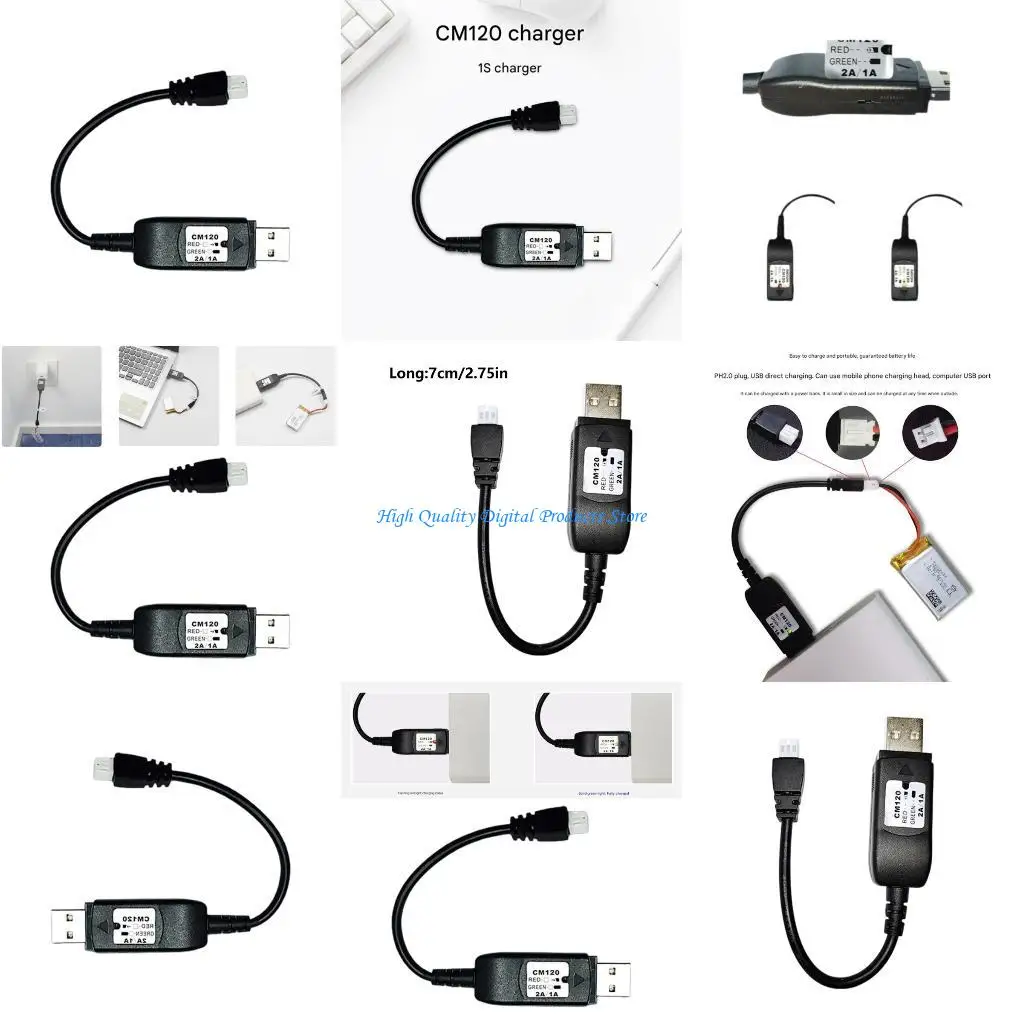 

U2JE Efficient 1S Battery Auto Power Cutoff PH2.0 Connector For CM120 F121 1S