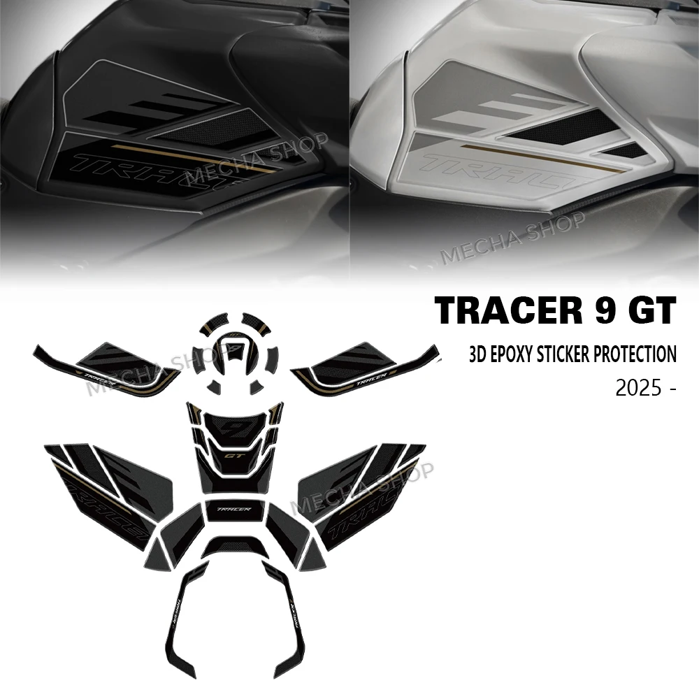 

tracer 9 gt 2025 Accessories Motorcycle 3D Decal Kit Tank Pad Sticker for Tracer 9 GT 2025-
