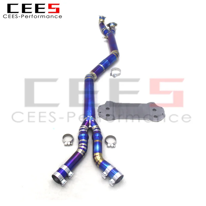 CEES Exhaust Mid Pipe for BMW M2 G87 2023+ Single Middle Tube 3.5 Inches Middle Pipe Performance Exhaust System