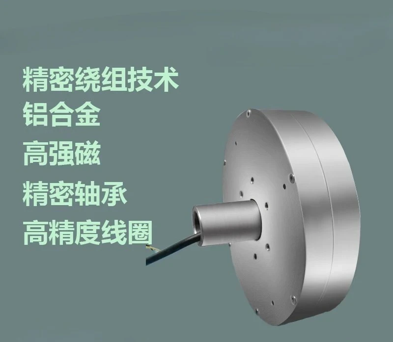 External rotor disc coreless generator,