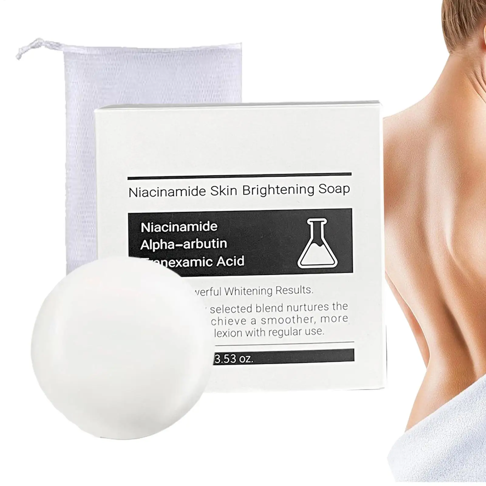 Niacinamide Facial Cleansing Shower Soap 100g Gentle Cleansing Oil Control And Moisturizing Improve Dull Skin For Face Body