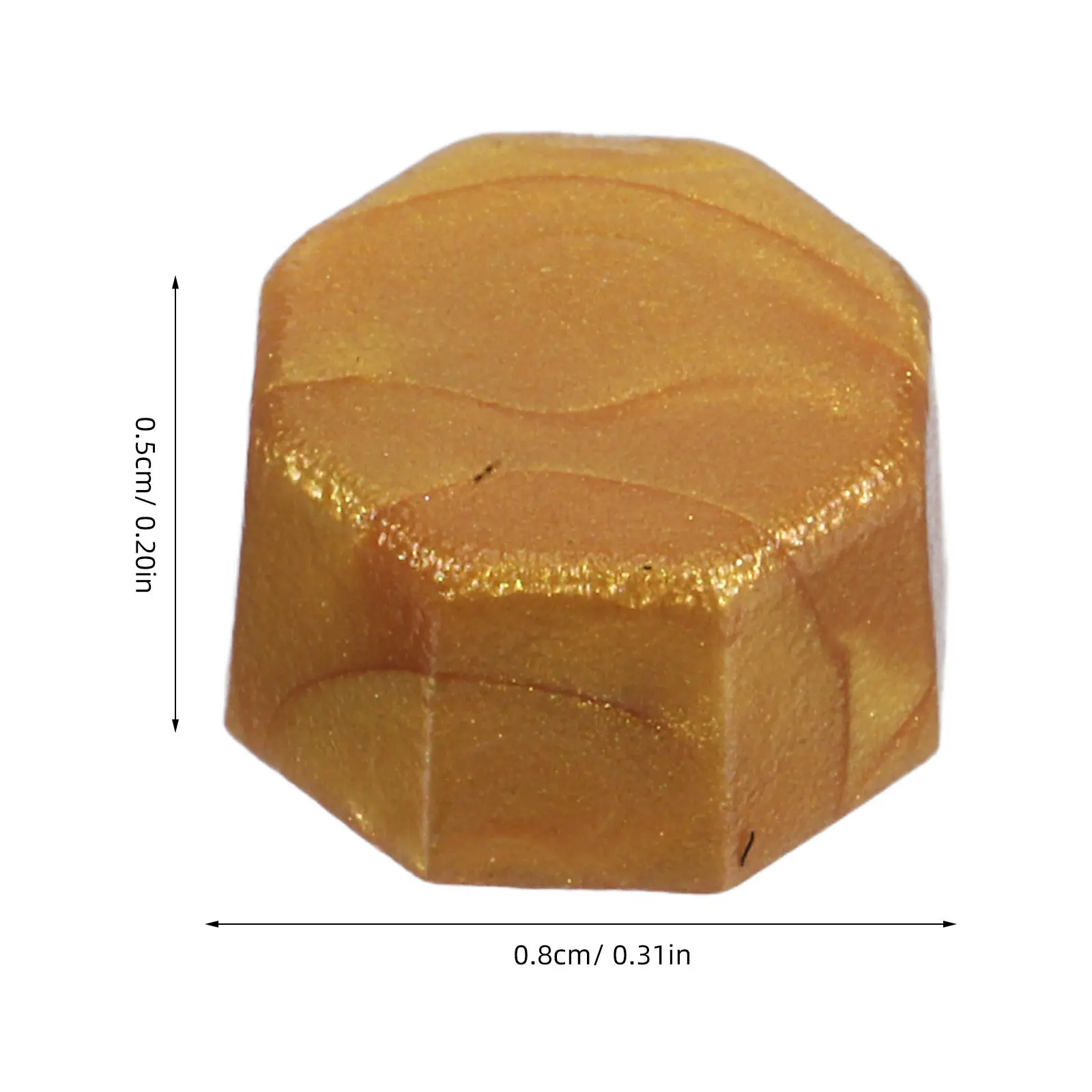 6Packs Octagonal Sealing Wax Beads for Wedding Invitation Envelope Seal Vintage Wax Stamp DIY Craft Kit Letter Stamping Supplies