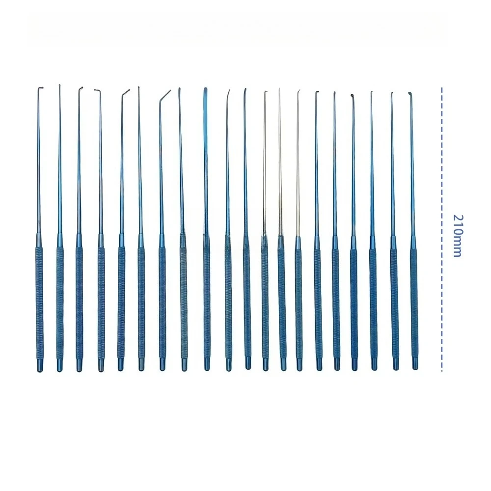 Micro Spatula Dissectors Titanium Micro Curette Micro Nerve Hook Vessel Hook Surgery Autoclaveable