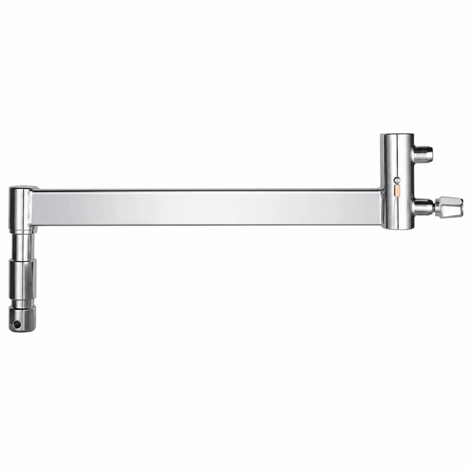 Cylindrical Horizontal Light Arm Adjustable-Position Steel Offset Arm with 28 Mm Mounting Connections for Studio Professionals