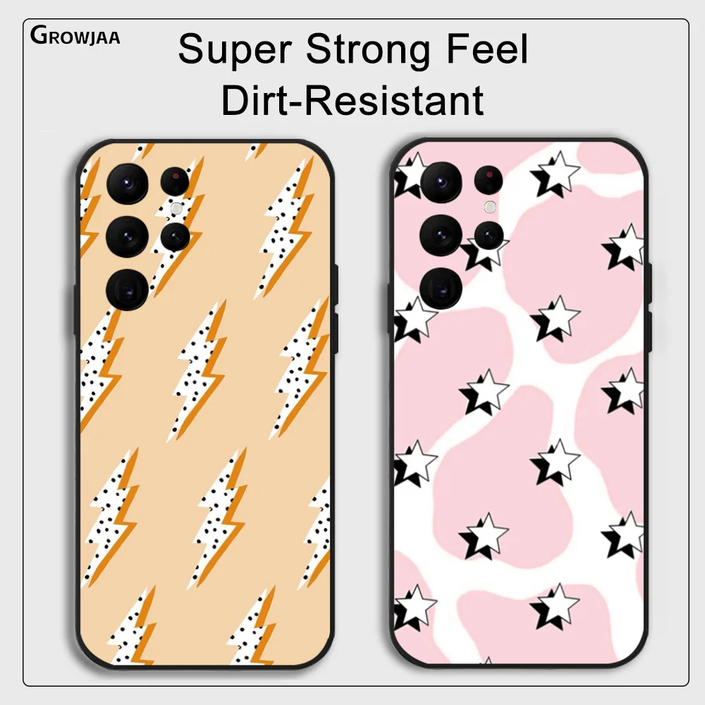 

Preppy Pretty artful Phone Case for Samsung Galaxy S24 Ultra S22 S23 Ultra S21 S20 5G Protective Silicone TPU Designer Funda