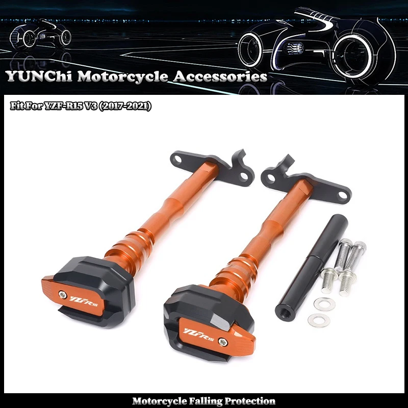 Fit For YAMAHA YZF-R15 YZF-V3 YZF R15 V3 2017-2021 Motorcycle Falling Protection Frame Slider Fairing Guard Crash Pad Protector