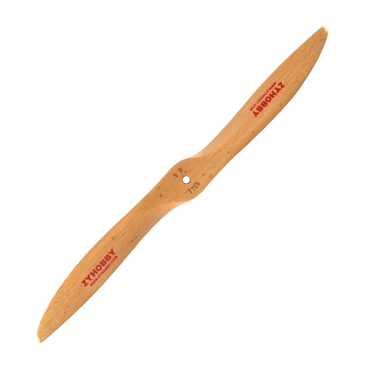 1Pc 3D 2-Blade 17X8 17X10 18X10 19X8 19X10 20X8 20X10  Strong Wooden Beech Propeller Gasoline Prop for RC Plane